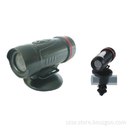 Waterproof Action Camera with IED lamps and lithimum battery